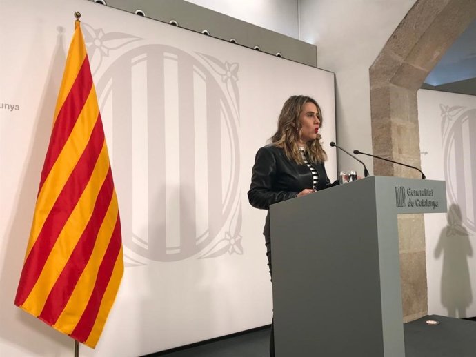 La portavoz del Govern, Patrícia Plaja