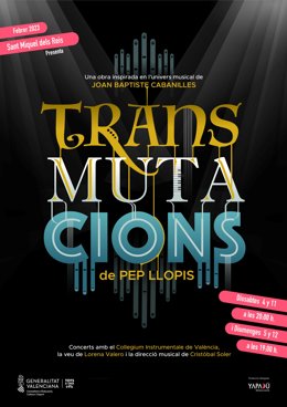 Cultura produce el concierto 'Transmutacions' de Pep Llopis inspirado en las obras barrocas de Joan Baptista Cabanilles