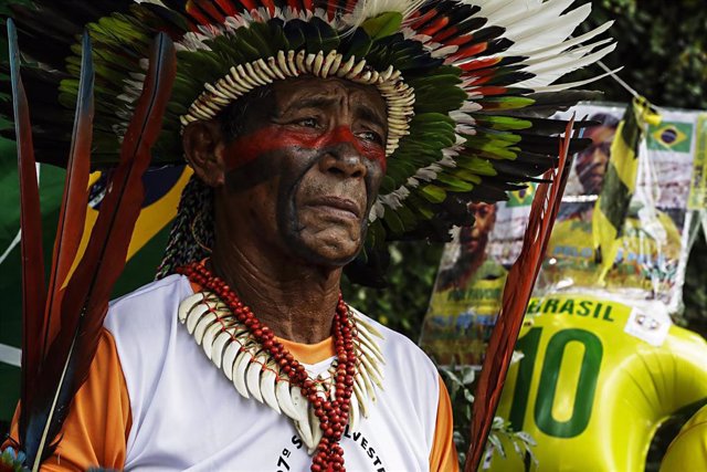 Indigena brasileño (imagen de archivo).