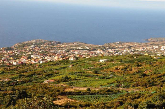 Panorámica del municipio de Santa Úrsula, en Tenerife