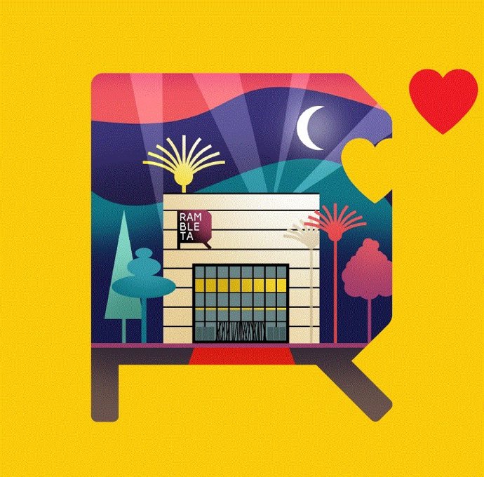 Un total de 20 destacados artistas vinculados a los distritos 8 y 9 de Valncia (Patraix y Jesús) participan en una colección en la que trasladan, a través de la ilustración, su visión de lo que significa La Rambleta para la ciudad.