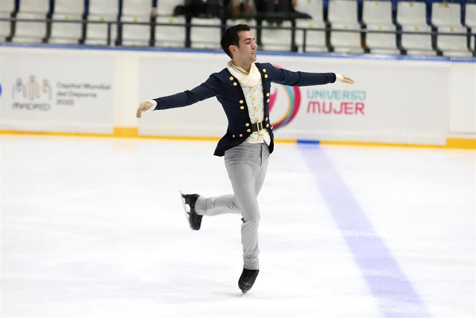 Archivo - El patinador español Toms Guarino.