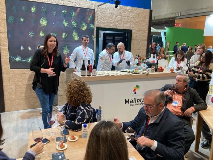 Stand de Mallorca en la feria gastronómica Madrid Fusión 2023.