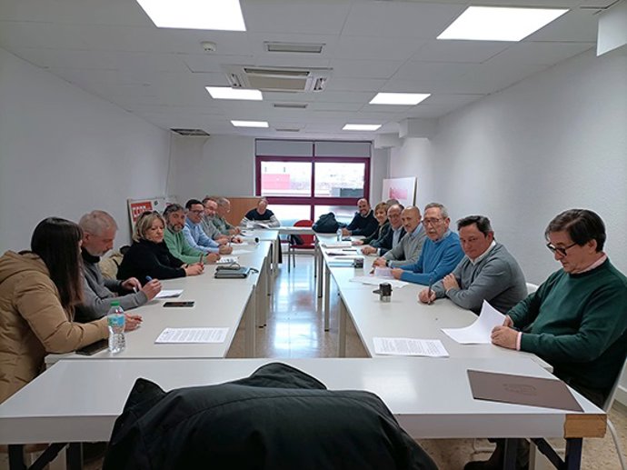 Firma del convenio del calzado