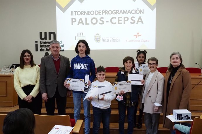 Ganadores de segunda edición del Torneo de Programación Palos-Cepsa.