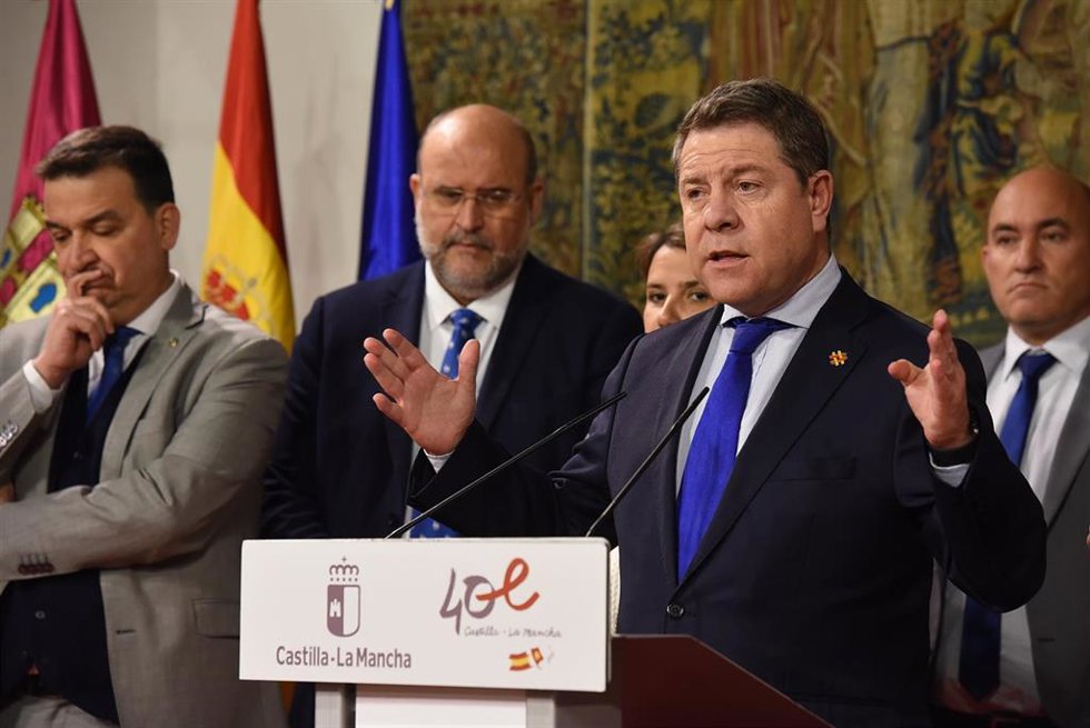 El presidente de Castilla-La Mancha, Emiliano García-Page