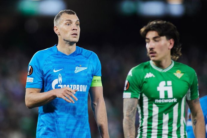 Archivo - Artem Dzyuba, jugador del Zenit de San Petesburgo