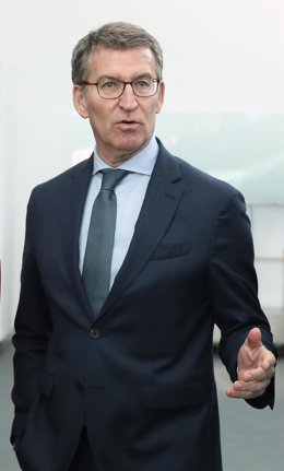 El líder del Partido Popular, Alberto Núñez Feijóo, en la XXI Edición del Congreso Internacional de Gastronomía Madrid Fusión, en IFEMA Madrid, a 24 de enero de 2023, en Madrid (España).