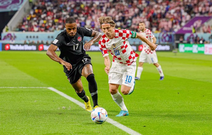 Archivo - Cyle Larin, jugador de la selección de Canadá