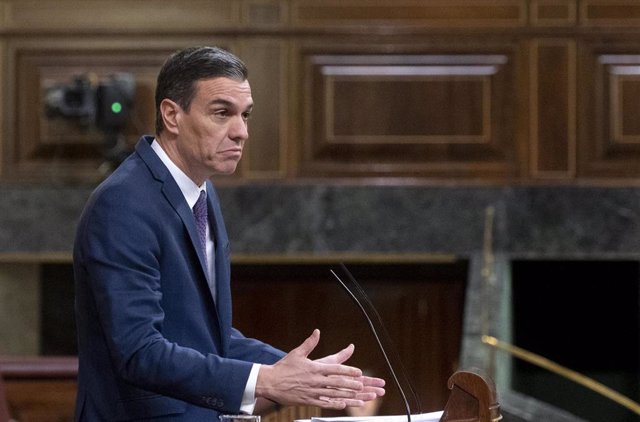 El presidente del Gobierno, Pedro Sánchez, comparece en el Pleno del Congreso de los Diputados