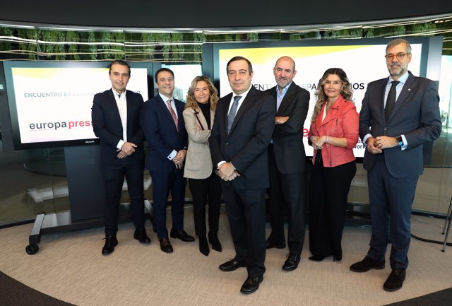 Encuentro informativo de EY, en la sede de la firma en la Torre Azca, a 23 de enero de 2023, en Madrid (España). El encuentro se desarrolla bajo el título ‘Medios de pago’, en colaboración con Europa