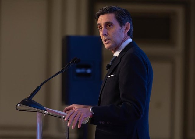 Archivo - El presidente ejecutivo de Telefónica, José María Álvarez-Pallete