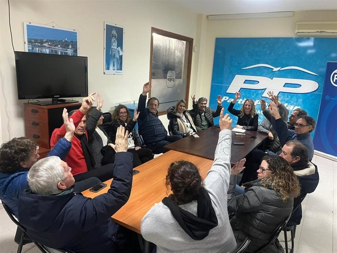 Celebración de la Junta Ejecutiva del PP de Manacor.