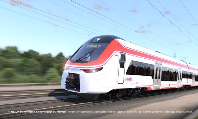 Archivo - Tren de Alstom para Renfe