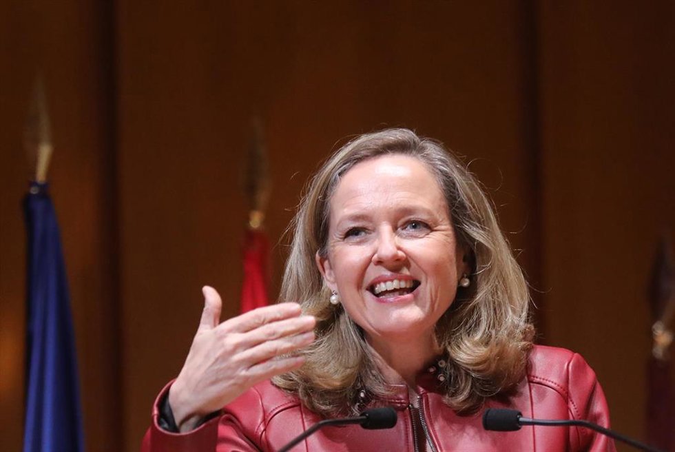 Archivo - La vicepresidenta primera y ministra de Asuntos Económicos y Transformación Digital, Nadia Calviño.