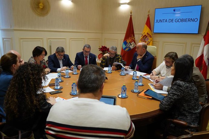 Reunión de la Junta de Gobierno de la Diputación de Segovia.