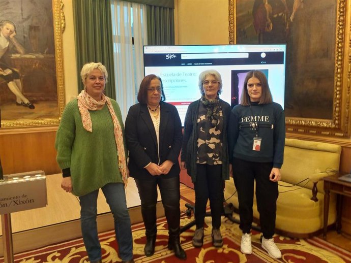 Presentación de la escuela de teatro, de la Fundación Municipal de Servicios Sociales de Gijón