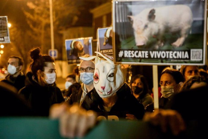 Archivo - Manifestación contra Vivotecnia