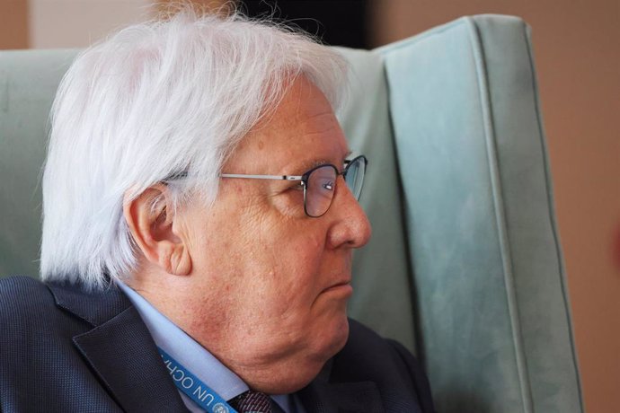 Archivo - El secretario general adjunto de Naciones Unidas para Asuntos Humanitarios, Martin Griffiths