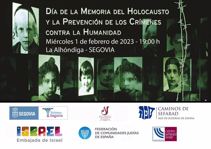 Cartel del Día de la Memoria que se celebrará en Segovia.