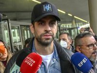 Gerard Piqué, solo y muy serio tras las cariñosas imágenes que desmienten su crisis con Clara Chía