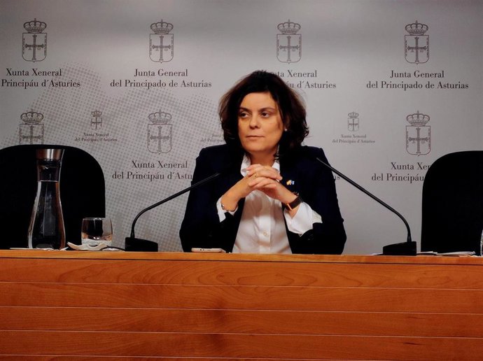 La portavoz en la Junta General, Beatriz Polledo