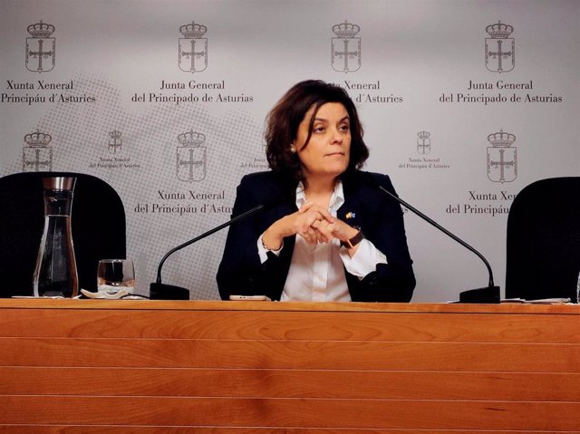 La portavoz del PP en la Junta General, Beatriz Polledo