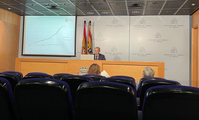 El subdelegado del Gobierno en Zaragoza, Fernando Beltrán.