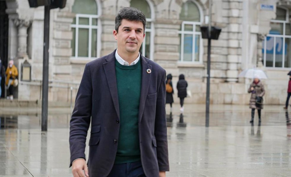 El portavoz del Grupo Socialista en el Ayuntamiento de Santander, Daniel Fernández