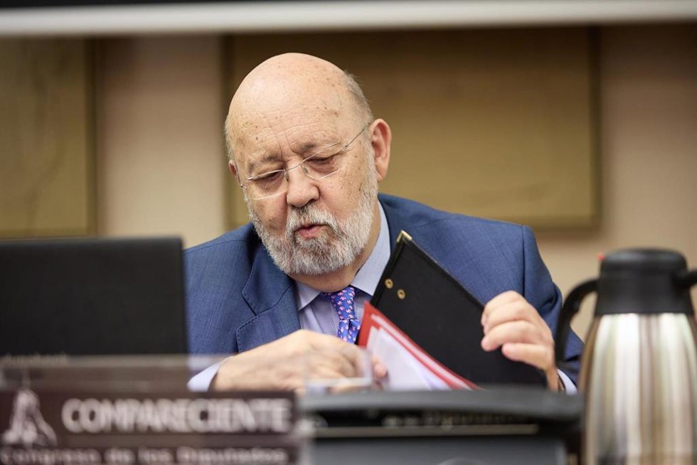 Archivo - El presidente del Centro de Investigaciones Sociológicas (CIS), José Félix Tezanos, en una comparecenciaen el Congreso 