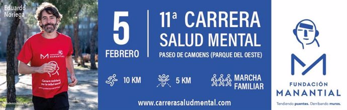 Fundación Manantial organiza la 'XI Carrera por la Salud Mental'.