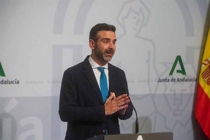 El consejero de Sostenibilidad, Medio Ambiente y Economía Azul y portavoz del Gobierno, Ramón Fernández-Pacheco, en una foto de archivo.