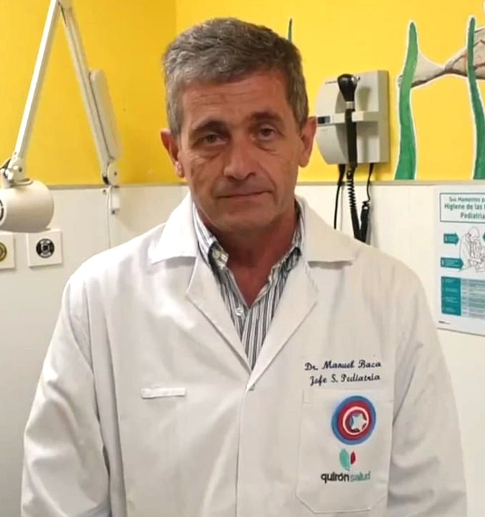 El doctor Manuel Baca, especialista en Pediatría.