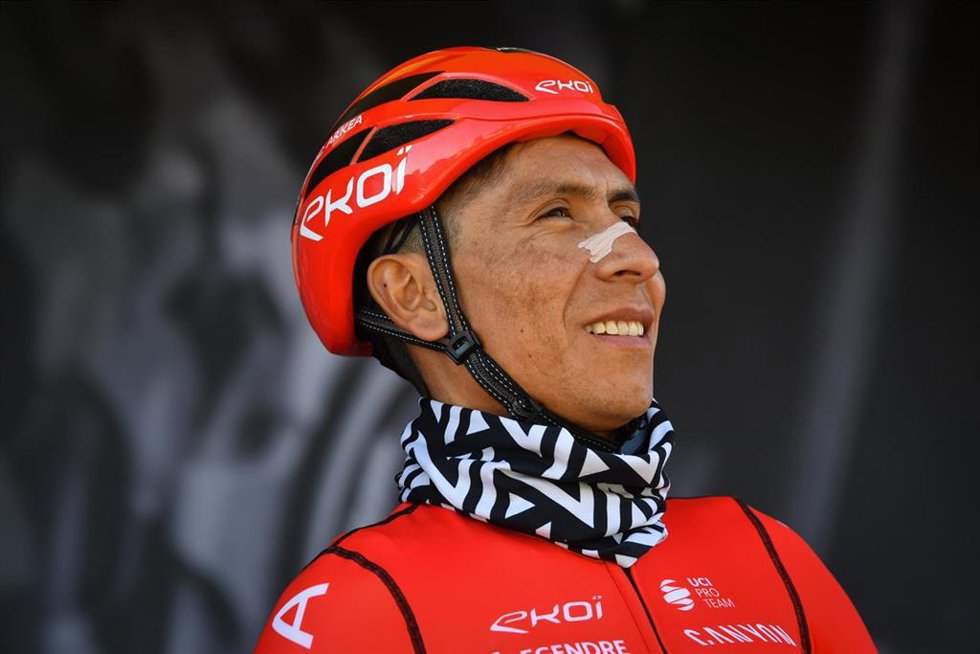 Archivo - El ciclista colombiano Nairo Quintana (Arkea-Samsic). 