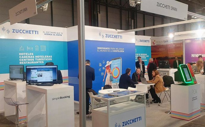 Innovación para la hostelería en el stand de Zucchetti. FITUR'23.