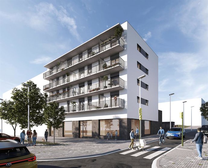 Fachada exterior de Europa Can Llong.