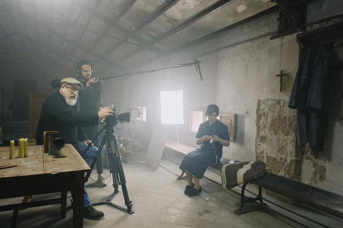 Rodaje del documental sobre Aurora Picornell y las 'Rojas del Molinar', protagonizado por Agns Llobet.