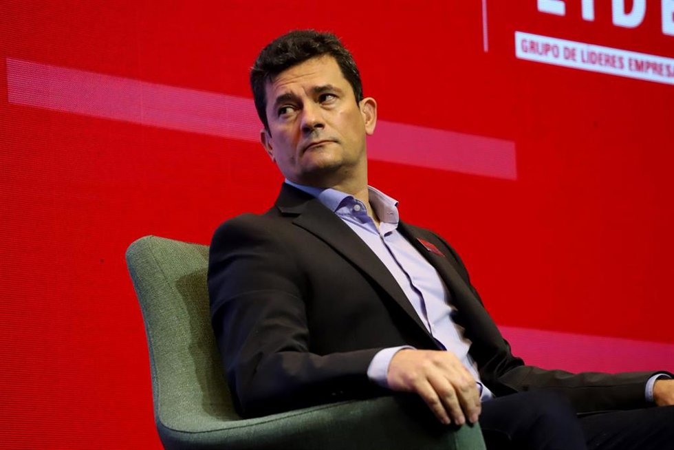 Archivo - El eministro brasileño Sergio Moro