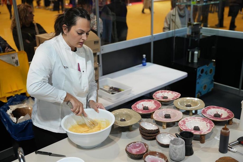 La repostera Laura Suárez, en 'Madrid Fusión'