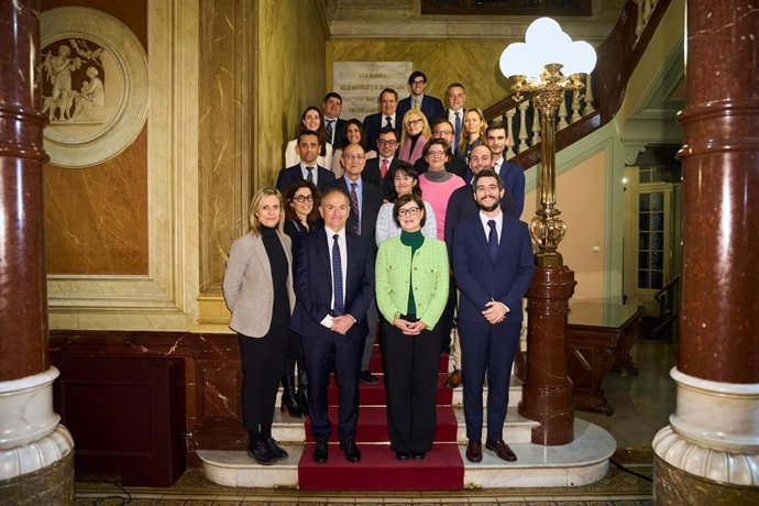 Acto de entrega del III Premio Extraordinario Futuros Abogados y Abogadas de Barcelona, que entregan el Colegio de la Abogacía de Barcelona (Icab), el Grupo de la Abogacía Joven de Barcelona y Alter Mútua.