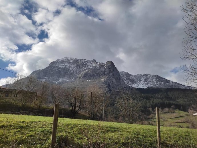 Nubes en el Duranguesado, en Bizkaia
