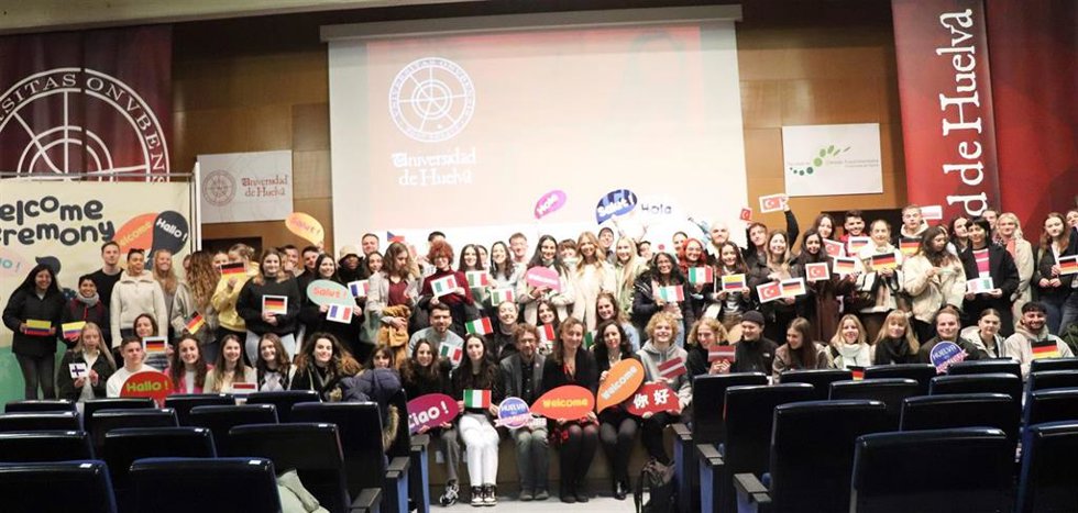 La UHU recibe a 250 estudiantes internacionales procedentes de 40 países para el segundo cuatrimestre.