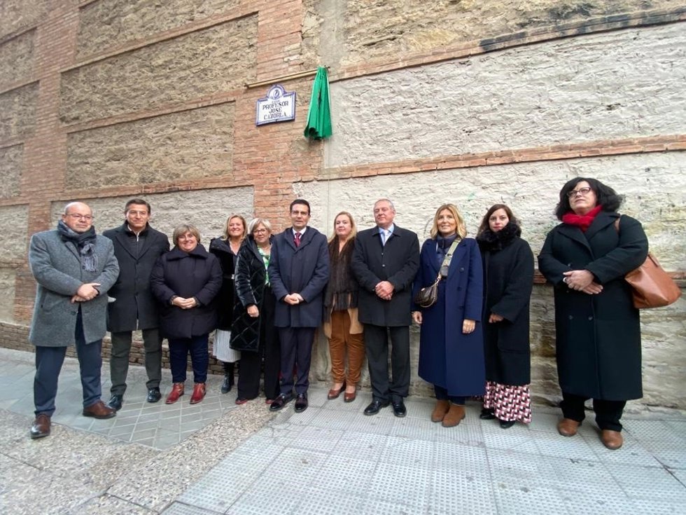 Inauguración de la nueva calle Profesor José Cazorla Pérez
