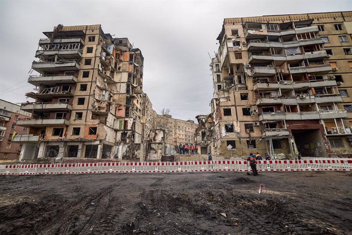 Imagen de archivo de la destrucción de las tropas rusas en Dnipro, Ucrania