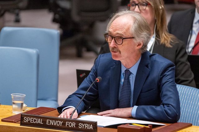 Archivo - El enviado especial de Naciones Unidas para Siria, Geir Pedersen