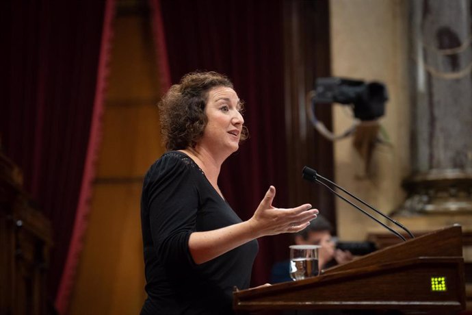 Archivo - La portavoz del PSC en el Parlament de Catalunya, Alicia Romero