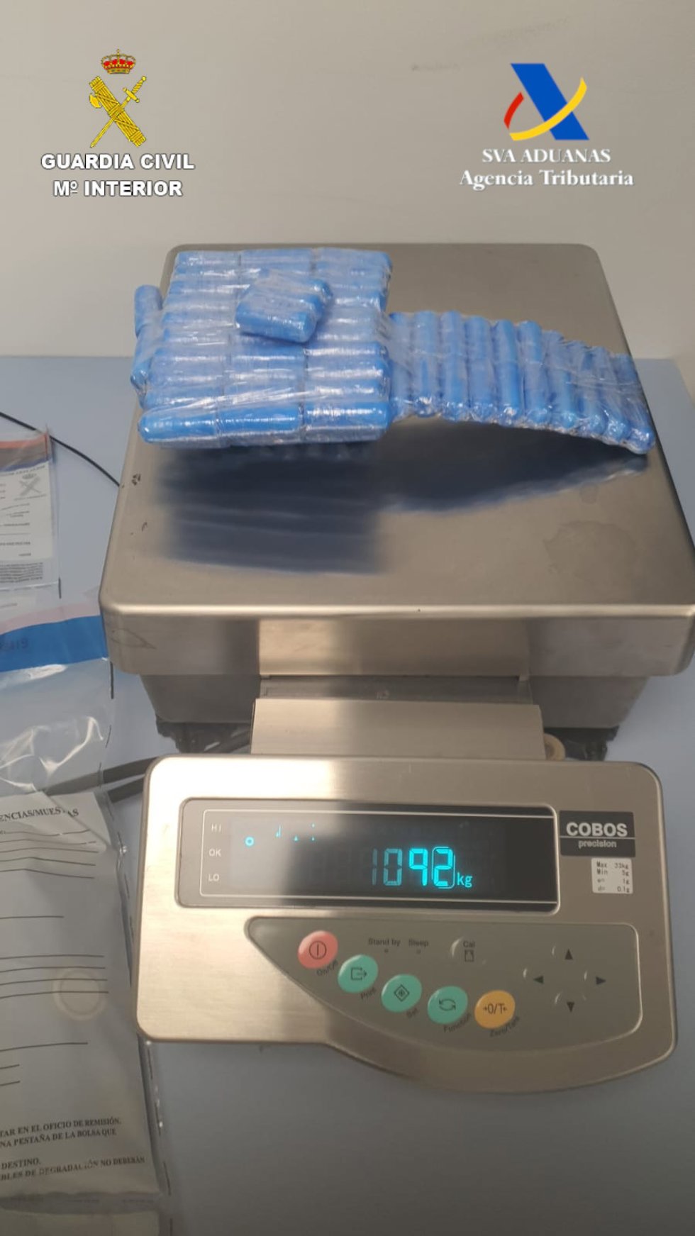 Material incautado
