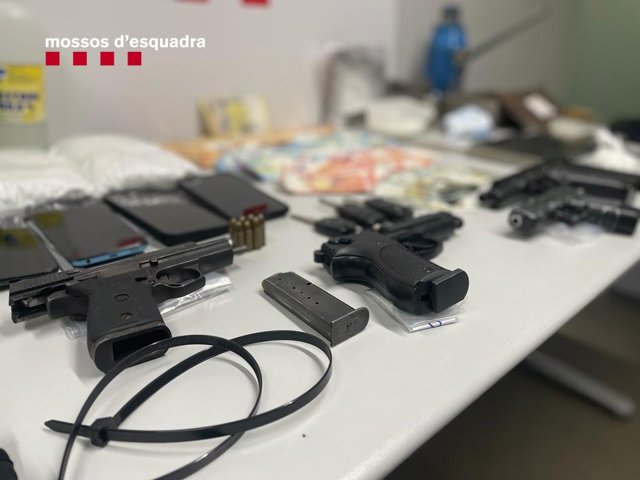 Armes confiscades durant l'operació