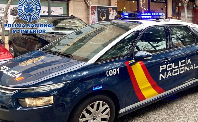 Imagen de un coche patrulla de la Policía Nacional