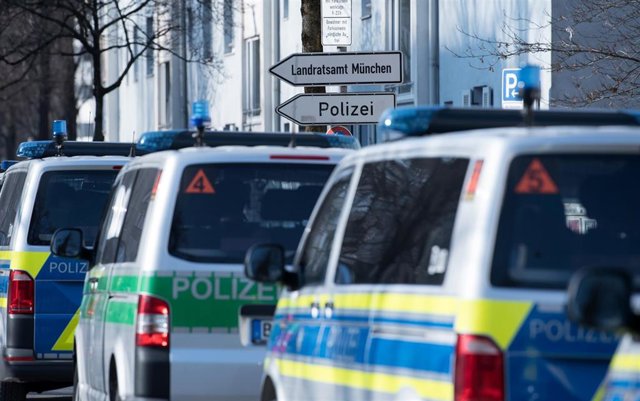 Archivo - Coches de la Policía de Alemania en Múnich